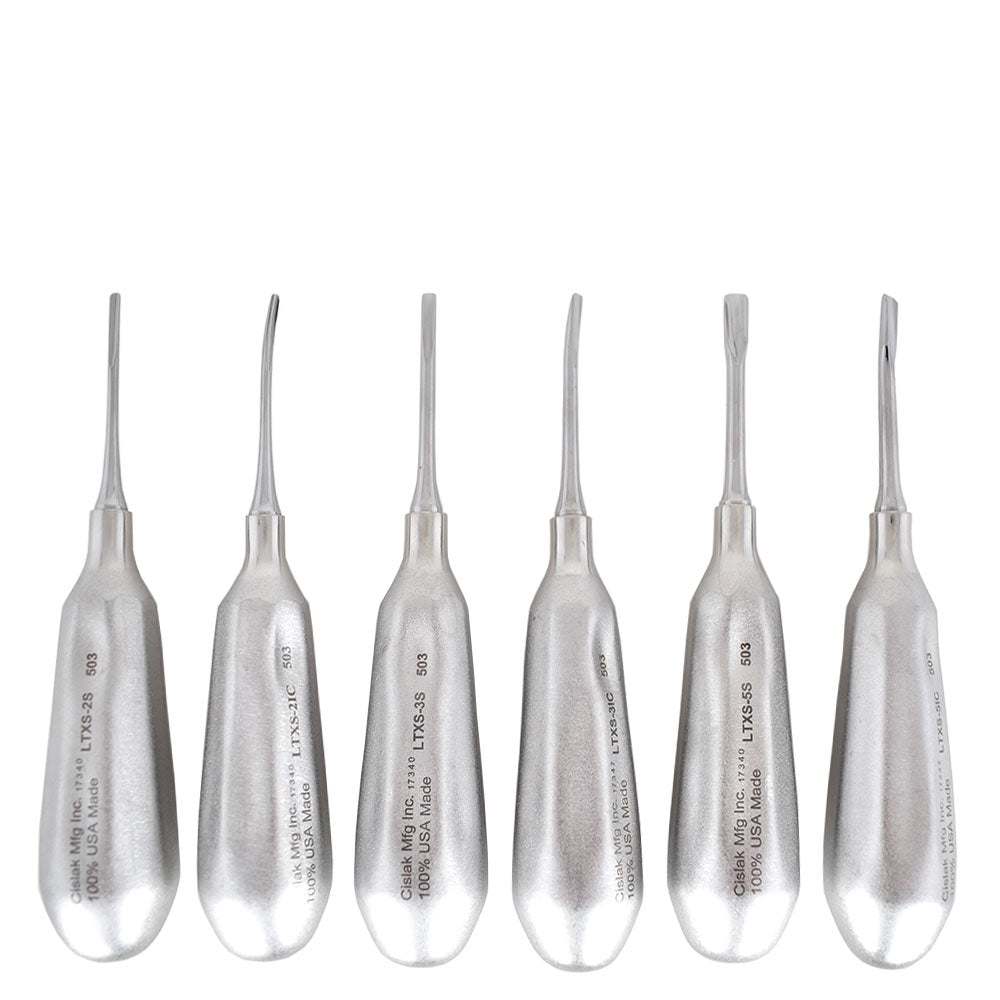 Cislak 6 Piece Luxator Kit l Veterinary Dental Products