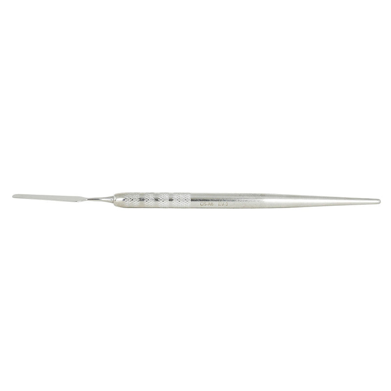 Shop online at Serona for the veterinary dental Cislak A-6 Single-Ended Spatula, available for purchase in stainless steel (XL and EXP1) as well as Z-SOFT.