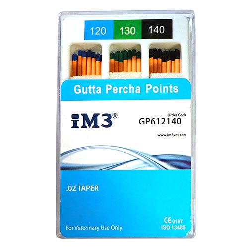 Gutta Percha Points - 60mm - ISO 120-140 - 60pcs
