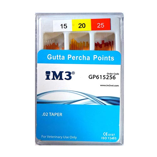 Gutta Percha Points - 60mm - ISO 15-25 - 60pcs