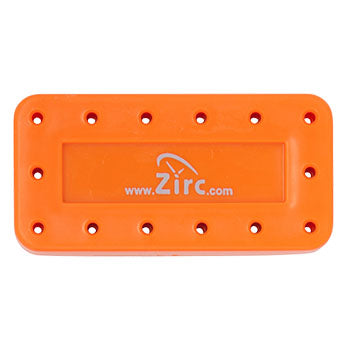 Veterinary dental Zirc Antimicrobial Bur Block with 14 holes.