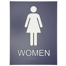 Office Sign (royal blue): Restroom Sign