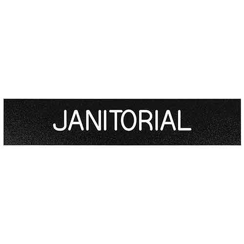 Office Sign: JANITORIAL Room ID Sign