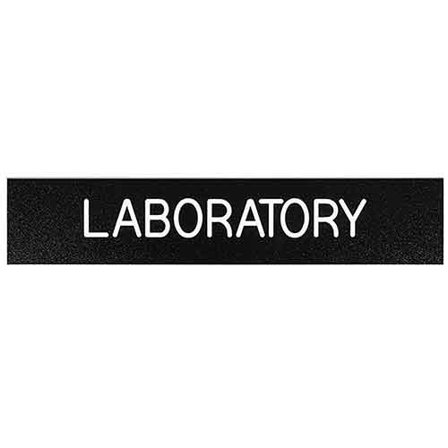 Office Sign: LABORATORY Room ID Sign