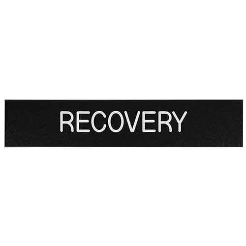 Office Sign: RECOVERY Room ID Sign