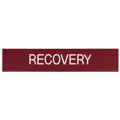 Office Sign: RECOVERY Room ID Sign