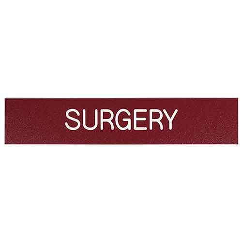 Office Sign: SURGERY Room ID Sign