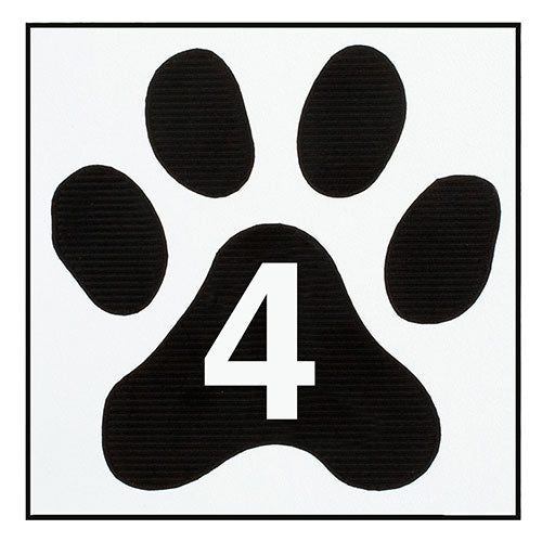 Office Sign: Room ID Sign (Paw)