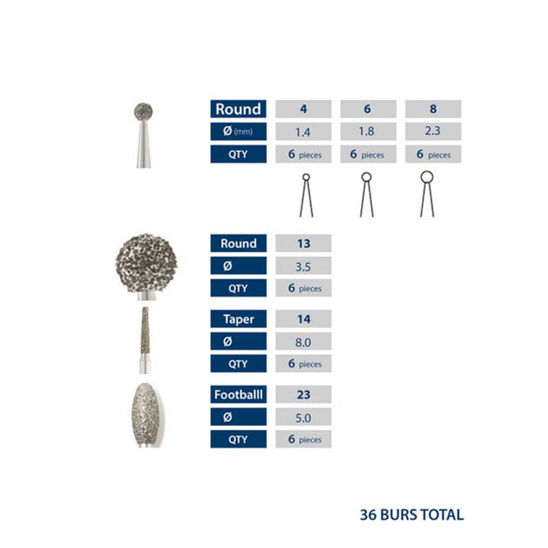 Veterinary Dental Bur Diamonds