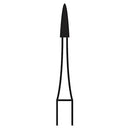 Shop online at Serona.ca for the veterinary dental Brasseler FG 889 Flame Diamond Bur with head sizes of 9, as well as 10 and has a shank size of 19 mm.