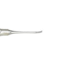 Shop online for the veterinary dental Cislak 1.8mm Outside-Curved Elevator. The fin tip is useful for extraction in small places. Available in XS and REG.