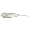 Shop online for the veterinary dental Cislak Left-Bent Luxating Type Elevator (2mm-5mm). Crafted from stainless steel and available in x-small and regular.