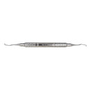 Veterinary dental Cislak NV Style Feline Gracey Curette 1/2, in stainless steel.