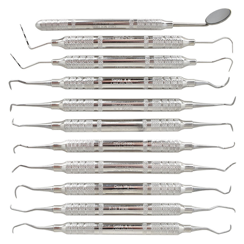 Shop online at Serona for the veterinary dental Cislak Advance Prophy Set-Up. Includes 11 products and is available for sale in stainless steel and Z-Soft.