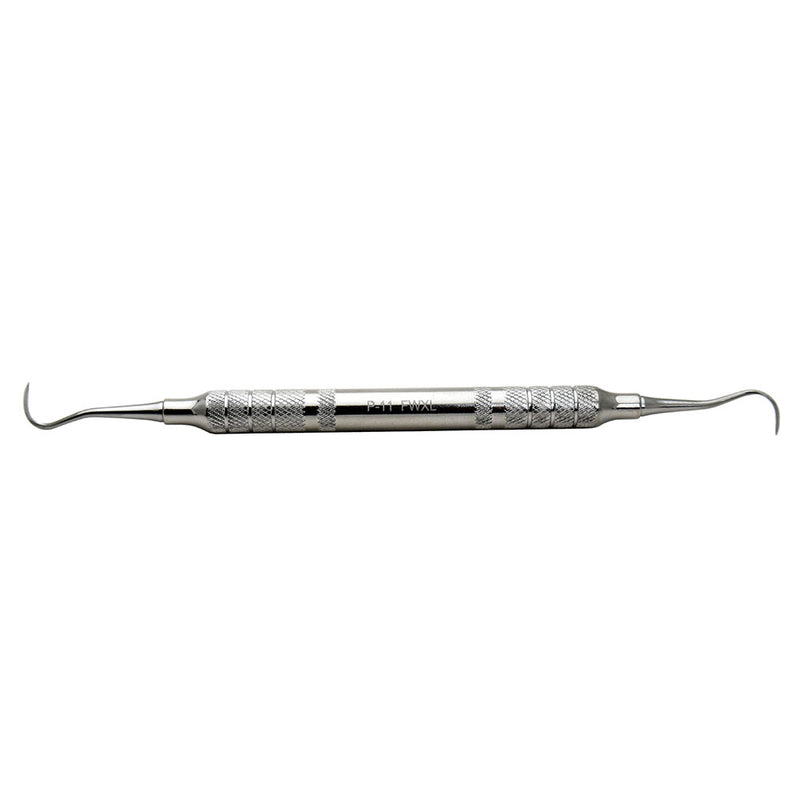 Shop online for the veterinary dental Cislak P11 Double-Ended Offset Sickle Scaler. Available for purchase in stainless steel (XL & CS108) as well as Z-SOFT.