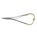 Veterinary dental Cislak Mathieu Needle Holder, in tungsten carbide. Measurement: 5.50"/14.0cm.