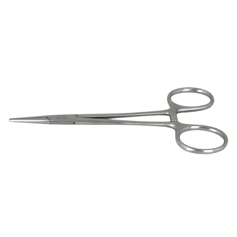 Veterinary dental Cislak Halsted Hemostat (premium version). Made from stainless steel in straight & curved. Measurements: 4.75"/12.0cm.