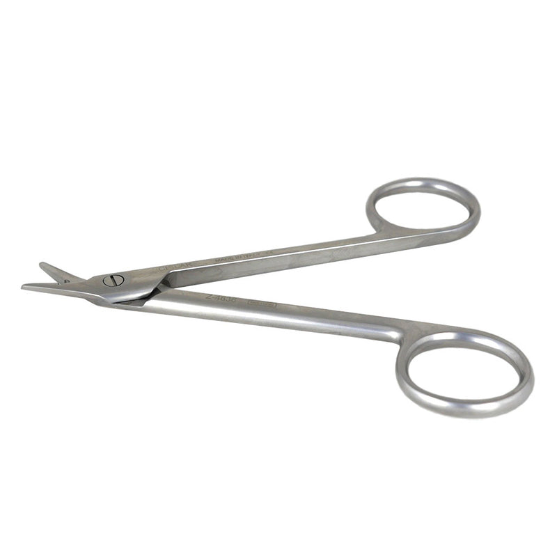 Shop online for the veterinary dental Cislak Wire Cutting Scissor (premium version), with 1 serrated blade. Available in SS & carbide. Dimension: 4.75"/12cm.