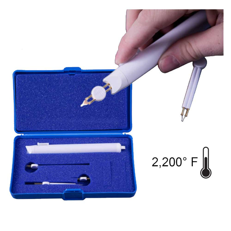  A veterinary dental battery-powered cautery kit. Includes 2 "AA" Batteries, 1 Carrying Case, as well as 3 Convenient and portable tips.