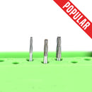 Shop online at Serona.ca for the veterinary dental Brasseler FG Long Flat-End Taper Cross-Cut Fissure Burs. Available in various head sizes and a 19mm shank.
