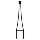 Shop online at Serona.ca for the veterinary dental Brasseler FG Inverted Cone Short Burs, which are available in various head sizes with a shank size of 19 mm.