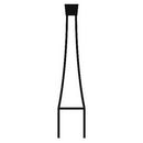 Shop online at Serona.ca for the veterinary dental Brasseler FG Inverted Cone Short Burs, which are available in various head sizes with a shank size of 19 mm.