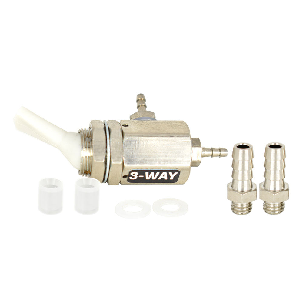 Veterinary Invodent Replacement On/Off Toggle Valve, 3 Way, Gray