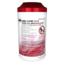 Shop online at Serona.ca for the veterinary dental Crosstex Sani-Cloth Plus Germicidal Disposable Wipes, which are extra large (8" x 14"), and have 65/Tub.