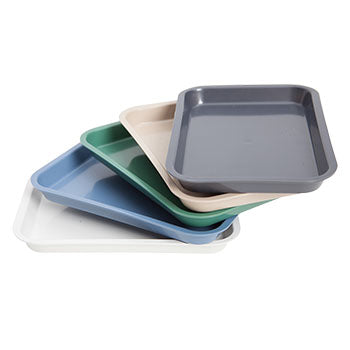 Shop online at Serona.ca for the veterinary dental Zirc Mini Antimicrobial Flat Tray, available in a variety of colours. Dimensions: 9-3/8" x 6-3/8" x 7/8".
