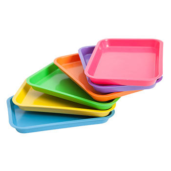 Shop online at Serona.ca for the veterinary dental Zirc Mini Antimicrobial Flat Tray, available in a variety of colours. Dimensions: 9-3/8" x 6-3/8" x 7/8".