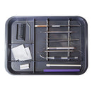 Shop online at Serona.ca for the veterinary dental Zirc B-Lock Antimicrobial Divided Tray (holds 12 instruments), available for sale in a variety of colours.