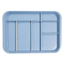 Shop online at Serona.ca for the veterinary dental Zirc B-Lock Antimicrobial Divided Tray (holds 12 instruments), available for sale in a variety of colours.