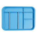 Shop online at Serona.ca for the veterinary dental Zirc B-Lock Antimicrobial Divided Tray (holds 12 instruments), available for sale in a variety of colours.