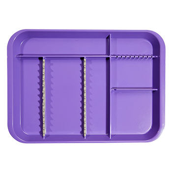 Shop online at Serona.ca for the veterinary dental Zirc B-Lock Antimicrobial Divided Tray (holds 12 instruments), available for sale in a variety of colours.