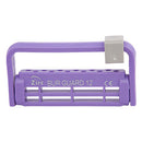 Shop online at Serona.ca for the veterinary dental Zirc Steri-Bur Guard (many colours). Adjustable height for 12-30mm burs. Dimension: 2-7/8" x 3/8" x 1-3/8".