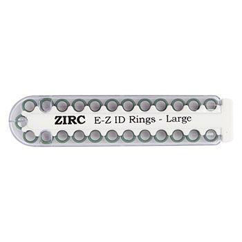 Shop online at Serona for the veterinary dental Zirc EZ ID Ring Pack (25/pkg), which is autoclavable. Available for purchase online in a variety of colours.