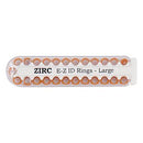 Shop online at Serona for the veterinary dental Zirc EZ ID Ring Pack (25/pkg), which is autoclavable. Available for purchase online in a variety of colours.