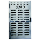 Shop online for the veterinary dental iM3 Instrument Cassette in size Medium. This holder is made out of stainless steel with closure and silicone inserts