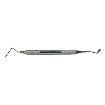 Shop online for the veterinary dental iM3 Doxiprobe. The probe measures pocket depth and the flattened, paddle-like end helps place Doxirobe into the prepared pocket.