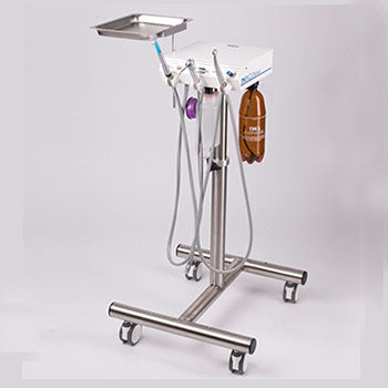 Shop online for the veterinary dental iM3 GS Deluxe Dental Cart. The GS Deluxe includes a quality push button, high-speed handpiece with water cooling, and more!