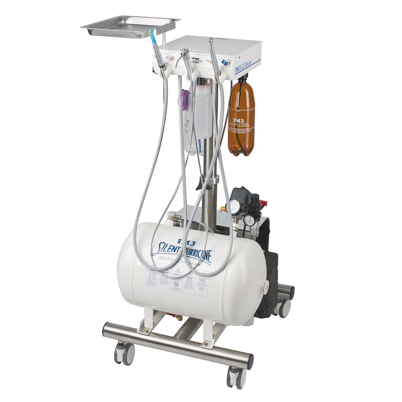 Shop online for the veterinary dental iM3 GS Deluxe Dental Cart. The GS Deluxe includes a quality push button, high-speed handpiece with water cooling, and more!